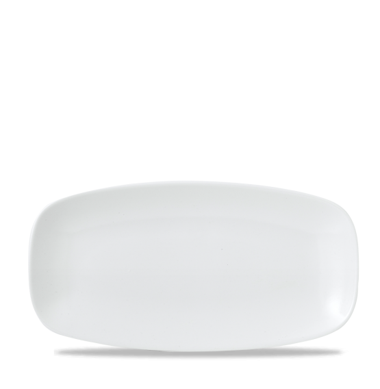 Vellum White Chefs' Oblong Plate No 3